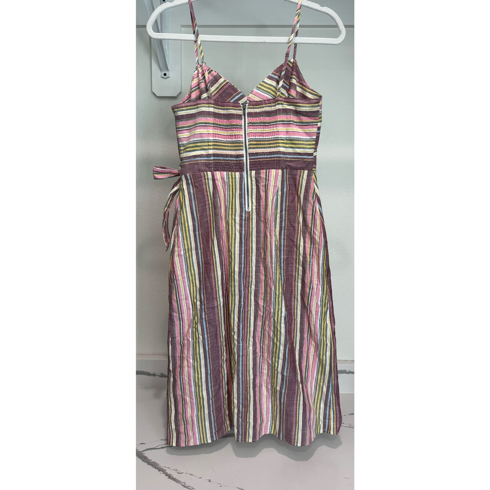 Express 100% Cotton Dress with Cutout Size 2 Multicolor - Picture 4 of 10
